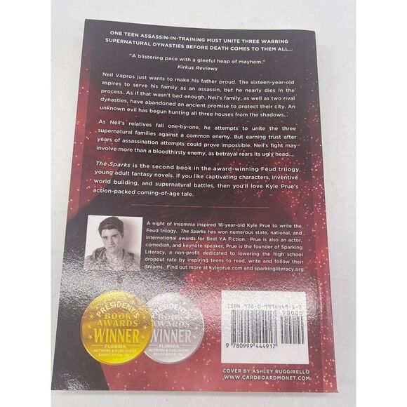 The Sparks Book 1Of The Feud Trilogy by Kyle Prue - Picture 2 of 2